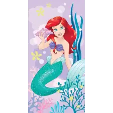 Disney Hercegnők Disney Hercegnők Ariel Pink fürdőlepedő, strand törölköző 70x140cm lakástextília