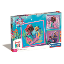  Disney Hercegnők Junior Ariel 3x48 db-os puzzle Clementoni puzzle, kirakós