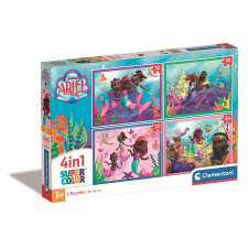 Disney Hercegnők Junior Ariel 4 az 1-ben puzzle Clementoni puzzle, kirakós
