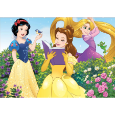 Disney hercegnők puzzle: Hófehérke, Belle és Aranyhaj 100 darabos puzzle, kirakós