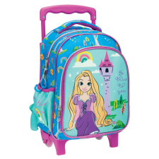 Disney Hercegnők Rapunzel gurulós ovis hátizsák, táska 30 cm iskolatáska