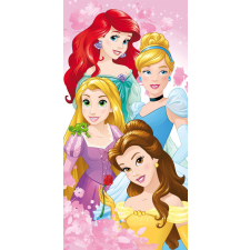 Disney Hercegnők Royal fürdőlepedő, strand törölköző 70x140cm babatörülköző, kifogó