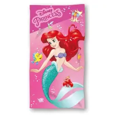 Disney Hercegnők Sparkling Mermaid fürdőlepedő, strand törölköző 70x140cm (Fast Dry) lakástextília