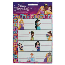 Disney Hercegnők Spring füzetcímke matricával 16 db-os füzetcímke
