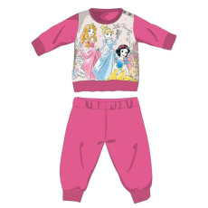Disney Hercegnők téli pamut baba pizsama - interlock pizsama - pink - 86