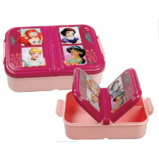 Disney Hercegnők több rekeszes uzsonnás doboz, szendvicsdoboz uzsonnás doboz