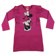 Disney hosszú ujjú Kislány ruha - Minnie Mouse #lila - 128-as méret