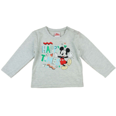Disney Hosszú ujjú póló - Mickey Mouse #szürke - 116-os méret