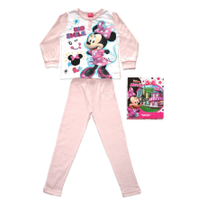 Disney Hosszú vékony pamut gyerek pizsama - Minnie egér - Jersey - világosrózsaszín - 122