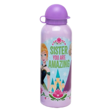 Disney Jégvarázs Amazing Sister alumínium kulacs ívókupakkal 500 ml babaétkészlet