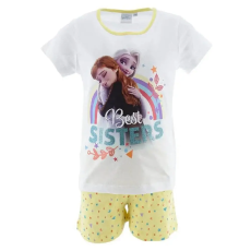 Disney Jégvarázs Best Sisters White gyerek rövid pizsama