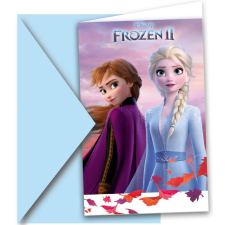 Disney Jégvarázs Disney Frozen II Leaf, Jégvarázs Party Meghívó 6 db-os party kellék