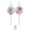 Disney Jégvarázs Disney Frozen II Wind Spirit, Jégvarázs papír szívószál, 4 db-os szett FSC