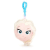 Disney Jégvarázs Elsa fej bagclip plüss – 13 cm
