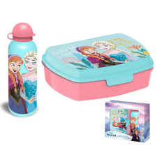 Disney Jégvarázs Enchanted szendvicsdoboz + alumínium kulacs szett babaétkészlet