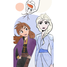  Disney Jégvarázs Family kéztörlő arctörlő, törölköző 30x50cm lakástextília