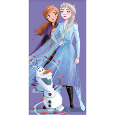  Disney Jégvarázs Purple fürdőlepedő, strand törölköző 70x140 cm lakástextília