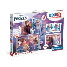 Disney Jégvarázs Seasons 4 az 1-ben játékgyűjtemény Clementoni puzzle, kirakós