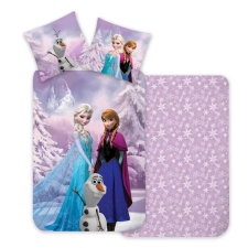 Disney Jégvarázs Snowy gyerek ágyneműhuzat 100×140 cm, 40×45 cm lakástextília