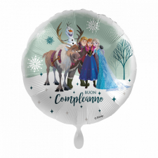 Disney Jégvarázs Team Buon Compleanno fólia lufi 43 cm party kellék