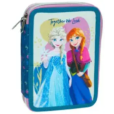  Disney Jégvarázs Together tolltartó töltött 2 emeletes tolltartó