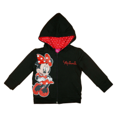 Disney kapucnis Kardigán - Minnie #fekete-piros - 80-as méret