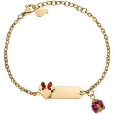 Disney Kids Minnie Mouse karkötő, B600623YRRL-55.CS, aranyozott acél karkötő