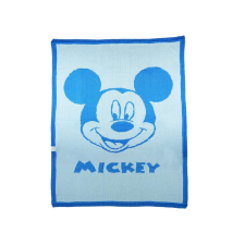 Disney kötött Takaró 75x100cm - Mickey Mouse #kék babaágynemű, babapléd