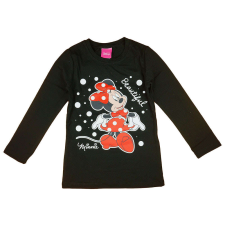 Disney lány Hosszú ujjú Póló - Minnie #fekete - 80-as méret gyerek póló