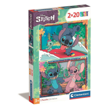 Disney Lilo és Stitch, A csillagkutya Angel 2x20 db-os puzzle Clementoni puzzle, kirakós