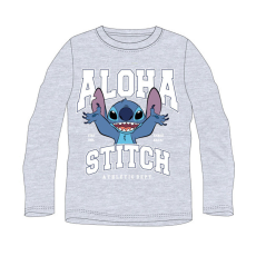  Disney Lilo és Stitch, A csillagkutya Athletic Grey gyerek hosszú póló, felső 6 év / 116 cm