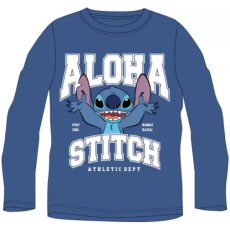 Disney Lilo és Stitch, A csillagkutya Athletic gyerek hosszú ujjú póló, felső 3 év, 4 év, 5 év, 6 év, 7 év, 8 év Nr1