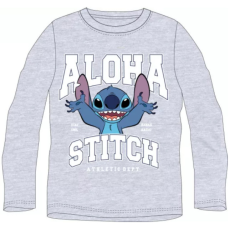 Disney Lilo és Stitch, A csillagkutya Athletic gyerek hosszú ujjú póló, felső 3 év, 4 év, 5 év, 6 év, 7 év, 8 év Nr2
