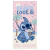 Disney Lilo és Stitch, A csillagkutya Beach Ice Cream fürdőlepedő, strand törölköző 70x140cm (Fast Dry)