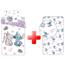 Disney Lilo és Stitch, A csillagkutya Boojiboo ágyneműhuzat és gumis lepedő szett lakástextília
