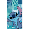 Disney Lilo és Stitch, A csillagkutya Disney Lilo és Stitch, A csillagkutya Blue Leaf fürdőlepedő, strand törölköző 70x140cm (Fast Dry)