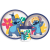 Disney Lilo és Stitch, A csillagkutya Disney Lilo és Stitch Palms csúszásmentes étkészlet, micro műanyag szett