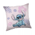Disney Lilo és Stitch, A csillagkutya Disney Lilo és Stitch Pink párna, díszpárna 35x35 cm