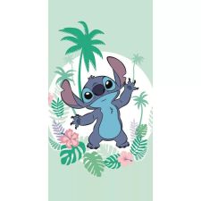 Disney Lilo és Stitch, A csillagkutya Green fürdőlepedő, strand törölköző 70x140cm babatörülköző, kifogó