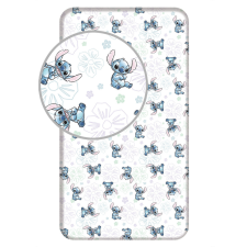Disney Lilo és Stitch, A csillagkutya Ohana White gumis lepedő 90x200 cm lakástextília