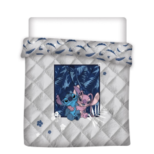 Disney Lilo és Stitch, A csillagkutya steppelt ágytakaró, paplan 240x220cm lakástextília
