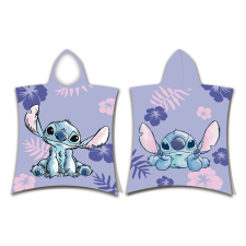 Disney Lilo és Stitch, A csillagkutya strand törölköző poncsó 50x115 cm babatörülköző, kifogó