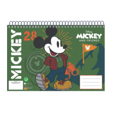 Disney Mickey A/4 spirál vázlatfüzet 30 lapos füzet