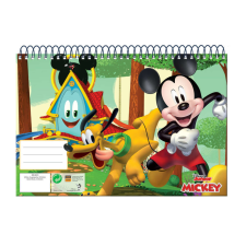 Disney Mickey A/4 spirál vázlatfüzet 30 lapos (fun) füzet