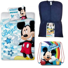 Disney Mickey ágyneműhuzat oviszsákkal és tornazsákkal lakástextília