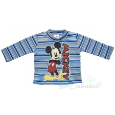 Disney Mickey csíkos hosszú ujjú póló (méret: 74-116) babapóló, ing