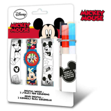  Disney Mickey digitális karóra + színezhető óraszíj szett karóra