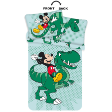 Disney Mickey Dino gyerek ágyneműhuzat 100×135cm, 40×60 cm lakástextília