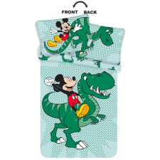  Disney Mickey Dino gyerek, ovis ágyneműhuzat 100×135cm, 40×60 cm babaágynemű, babapléd