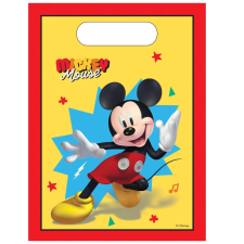 Disney Mickey Disney Mickey Jump Into Fun műanyag ajándéktasak, ajándékzacskó 6 db-os party kellék